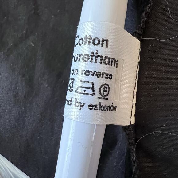 Eskandar Black Extra Long Hooded Boxy Raincoat Womens Size 2 - Picture 9 of 9